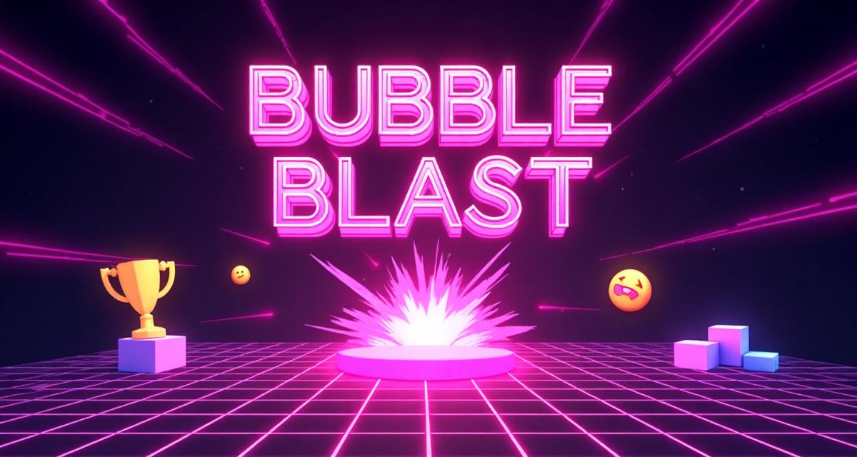 BubbleBlast Retro Arcade - Farcaster Mini Apps